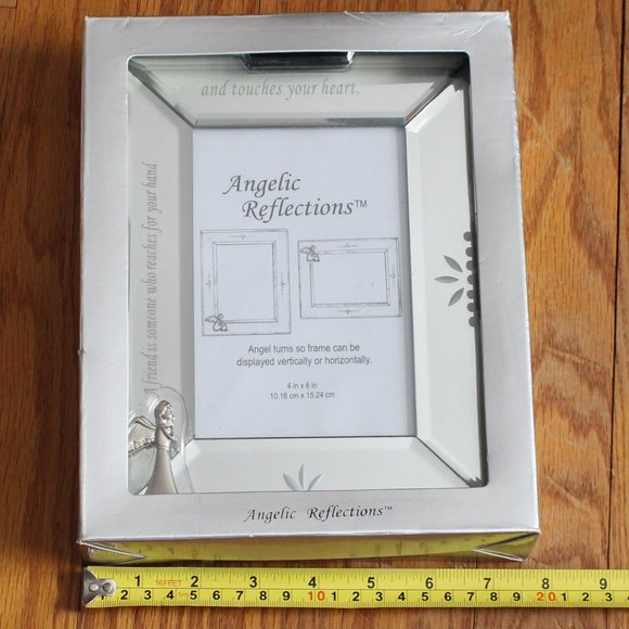Angelic Reflections Mirrored Glass Picture Frame - Picture 10 of 10